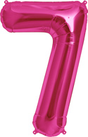 LRG SHP NUMBER 7 MAGENTA NORTHSTAR 34 59175 (PKG)