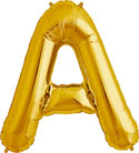 LRG SHP LETTER A GOLD NORTHSTAR 34 59281 (PKG)(D)