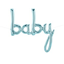 KIT PHRASE BABY SCRIPT PASTEL BLUE 46 59830 (PKG)AIR FILL