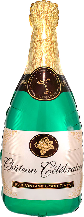 LRG SHP CHAMPAGNE BOTTLE 36 (PKG)