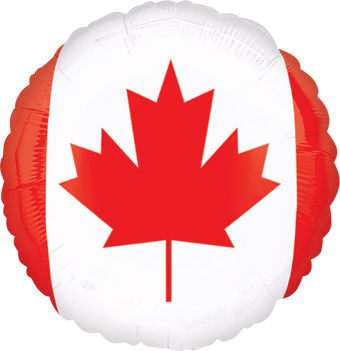 18C CANADIAN FLAG (PKG)