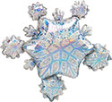 LRG SHP SNOWFLAKE CLUSTER 32 (HOLO)(PKG)