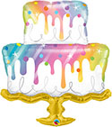 LRG SHP RAINBOW DRIP CAKE 39 (D)