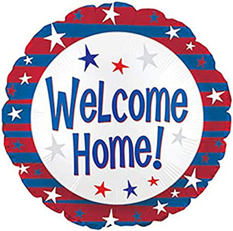 18C WELCOME HOME RED WHITE AND BLUE (PKG)