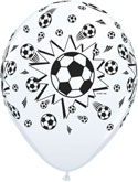 11C SOCCER BALLS ARD WHITE (BAG 50)(D) sale