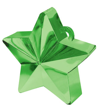 WEIGHT STAR BALLOON GREEN 170 GRAMS (PK12)