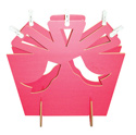 DISPLAY-CARDBOARD RED GIFT SHAPE DISPLAY (D) sale