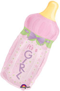 LRG SHP ITS A GIRL BABY BOTTLE 31 (PKG)(D) sale