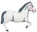 LRG SHP HORSE WHITE 43 (POLYBAG/LABEL)(BAG 1)