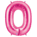 LRG SHP NUMBER 0 PINK MEGALOON 34 (PKG)