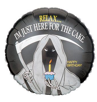 18C HB GRIM REAPER RELAX JUST HERE FOR THE CAKE