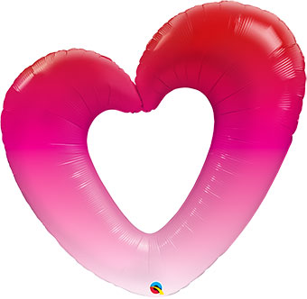 LRG SHP OMBRE HEART PINK 42 (PKG)(D)