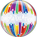 BUBBLE 22C CONGRATULATIONS SHOOTING STARS (PKG)