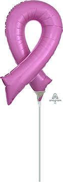 MIN SHP PINK RIBBON  AIR FILL ONLY (D)