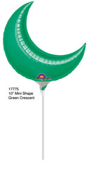 MIN SHP ANAGRAM CRESCENT GREEN 10 AIR FILL (SOLD 5)(D)sale