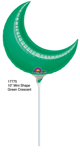 MIN SHP ANAGRAM CRESCENT GREEN 17 AIR FILL (SOLD 5)(D) sale