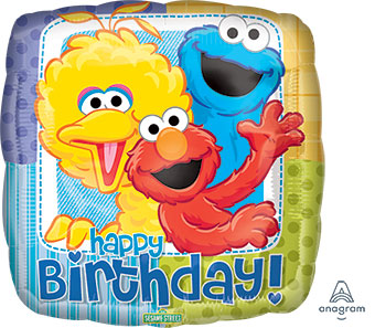 18SQ HB SESAME STREET (PKG)(D) sale