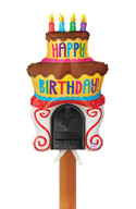 LRG SHP MAILBOX BALLOON HB CAKE 32 (PKG)(D) sale