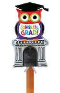 LRG SHP MAILBOX BALLOONS CONGRATS GRAD OWL 35 (PKG)(D) sale