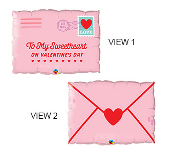 LRG SHP TO MY SWEETHEART ON VDAY LETTER 30 (PKG)