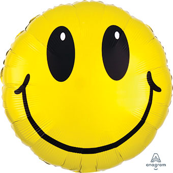 18C SMILEY FACE YELLOW (PKG)(D)