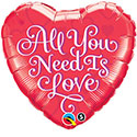 18H ALL YOU NEED IS LOVE RED (PKG)(D) sale