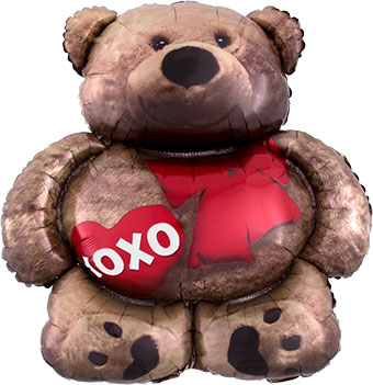 LRG SHP CUDDLY BEAR XO LOVE 28 (D) sale