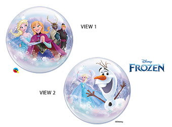 BUBBLE 22C DISNEY FROZEN CHARACTERS (PKG)