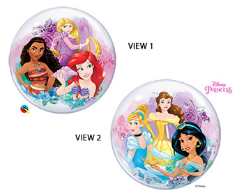 BUBBLE 22C DISNEY PRINCESS CHARACTERS (PKG)