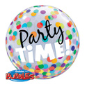 BUBBLE 22C PARTY TIME! COLORFUL DOTS (PKG)(D)