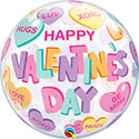 BUBBLE 22C HVD VALENTINE'S CANDY HEARTS (PKG)