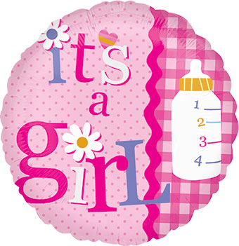 18C IT'S A GIRL RICK RACK BOTTLE (PKG)(D) sale