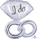 LRG SHP I DO WEDDING RINGS 30 (PKG)