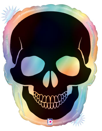 LRG SHP OPAL SKULL 27 (HOLO)