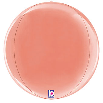 DIMENSIONALS GLOBE PASTEL ROSE GOLD 22 (PKG)