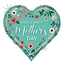 LRG SHP MINT MOTHER'S DAY HEART 23(HOLO)