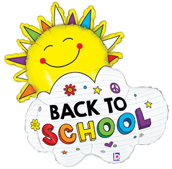 LRG SHP BACK TO SCHOOL SUNSHINE 31 (PKG)