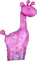 LRG SHP GIRAFFE BABY GIRL SAFARI 42 (PKG)(D)