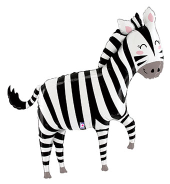 LRG SHP JUNGLE ZEBRA 50 (PKG)