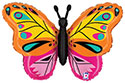 LRG SHP COLORFUL BUTTERFLY 30 (PKG)