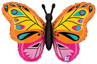 LRG SHP COLORFUL BUTTERFLY 30 (PKG)