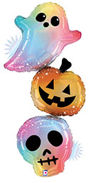 LRG SHP OPAL PASTEL HALLOWEEN TRIO 41 (HOLO)(PKG)