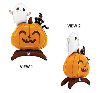 LRG SHP JACK-O-LANTERN STAND UP AIR FILL 30 (PKG)