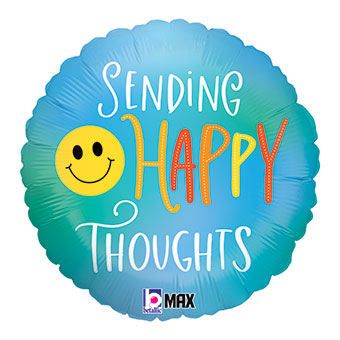 18C SENDING HAPPY THOUGHTS SMILEY (PKG)