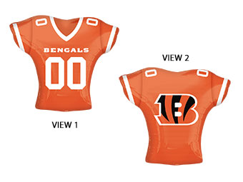 FOOTBALL LRG SHP CINCINNATI BENGALS JERSEY 24 (PKG)(D) sale