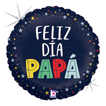 18C ESTRELLAS COLORES PADRE FELIZ DIA PAPA (HOLO)