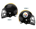 FOOTBALL LRG SHP PITTSBURGH STEELERS HELMET 21 (PKG)