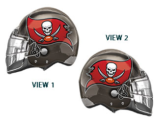 FOOTBALL LRG SHP TAMPA BAY BUCCANEERS HELMET 21 (PKG)