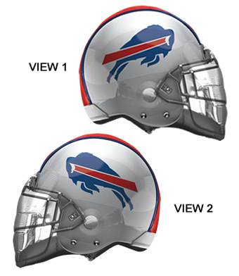 FOOTBALL LRG SHP BUFFALO BILLS HELMET 21 (PKG)