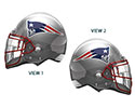 FOOTBALL LRG SHP NEW ENGLAND PATRIOTS HELMET 21 (PKG)